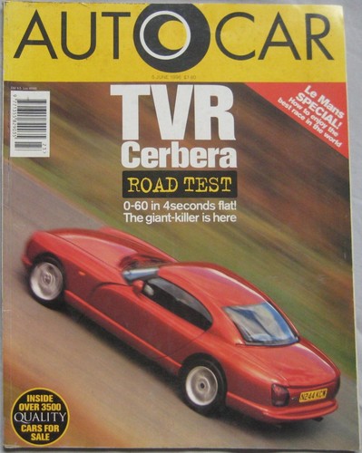 Autocar magazine june 1996 - magazine,