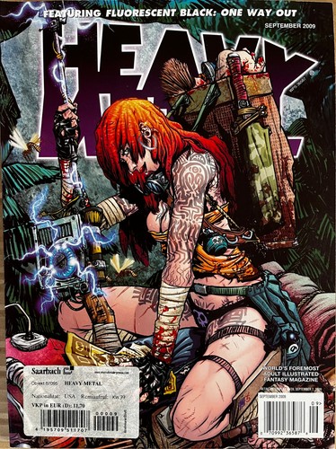 Heavy metal comic magazin - metal,