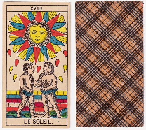 Tarot marseille xviiii le - /,