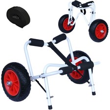 Kajakwagen Transportwagen klappbar Kajak Aluminium faltbar 45kg Kanu Trolley K05