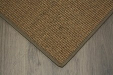 Sisal Teppich umkettelt Nuss