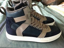 Nat wooden cube navy - wooden, vegan