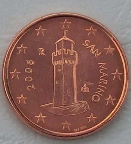 San marino kursmünzen - san, 1,