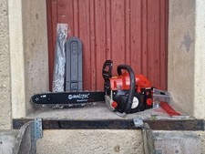 Benzin Kettensäge Motorsäge 5,7PS 2-Takt 58cc Motorkettensäge Holzsäge 2xKetten 