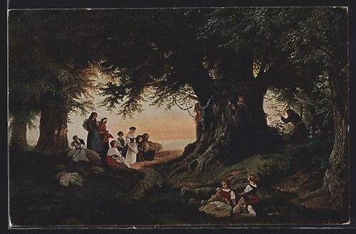 Künstler ludwig richter - künstler-ak,