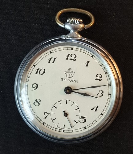 Taschenuhr ruhla thiel - taschenuhr, saturn