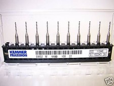 10 NEUE VHM Bohrer D 1,15 Kemmer Präzision CNC Spiralbohrer Bohrmaschine