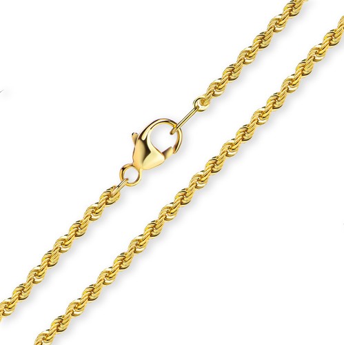 Kordelkette 585 gold - kordelkette, 42cm