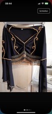Bauchtanz o.a. Bolero mit Spitzenärmeln, Schwarz, Gr. S/M, neuwertig