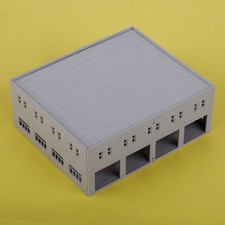 1/87 HO 7er Fabrik Model Modellbau Werk Factory Train Gebäude Modelleisenbahn kr