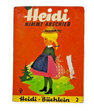 Heidi - Büchlein Nr.2 Heidi nimmt Abschied Pestalozzi Verlag Johanna Spyri