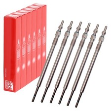 6x febi Glühkerze für