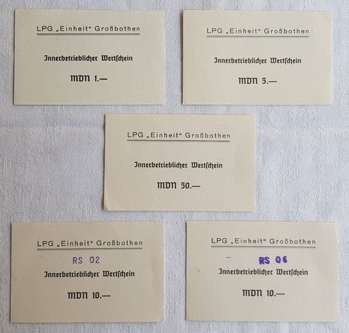 Wertschein lpg geld - 5x,