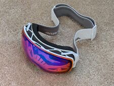 Alpina GRANBY white QHM blue S2 Doubleflex Skibrille weiß