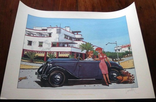 Jacques loustal kunstdruck - jacques,