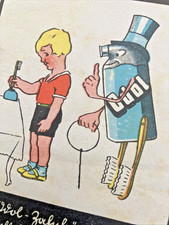 Lingner 1923 Odol Flaschen Onkel Plakat Comic Sütterlin Schrift der 20er Jahre