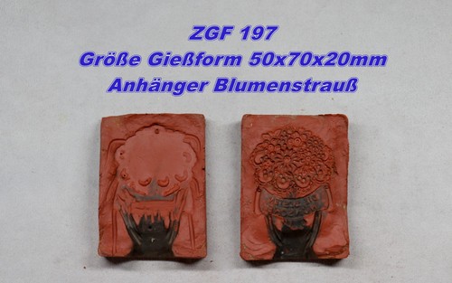 Zinngießform anhänger - -,