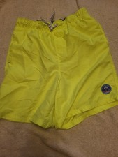 Bade-Shorts, C&A, Gr. 158/164, gelb