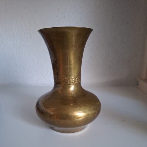 Grazile messingvase mit - messingvase,