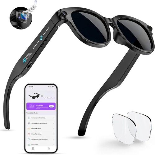 Smart glasses mit kamera - smart, hd-kamera