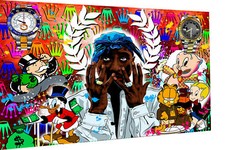 Leinwand bilder 2pac musik - leinwand,