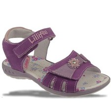 Prinzessin Lillifee Sandale SAMANTHA pflaume, Leder,  Gr.23-32
