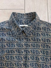 BurberryBluse Gr.M Stoff/Knöpfe mit Firmenlogo Getragen Gewaschen Guter Zustand