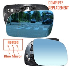 Spiegelglas paar heizbar blau - spiegelglas,