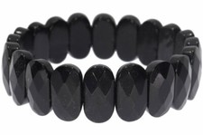  Onyx schwarz facettiert