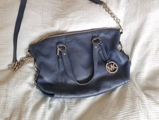 Michael Kors Handtasche Bedford blau Leder