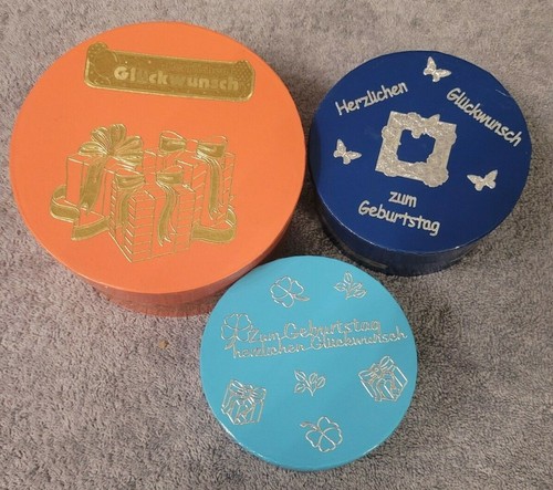 Runde geschenkschachteln - 3, "