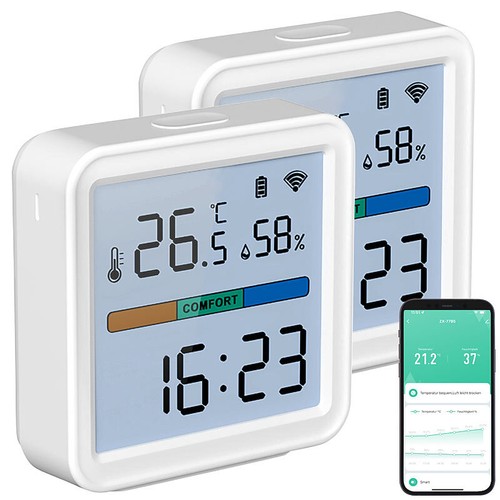 2er set wlan temperatur - 2er-set, wlan-temperatur-und