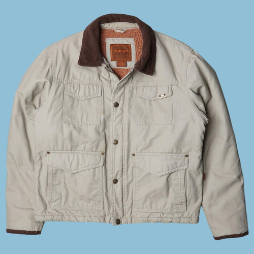 Vintage wrangler sherpa lined - vintage,