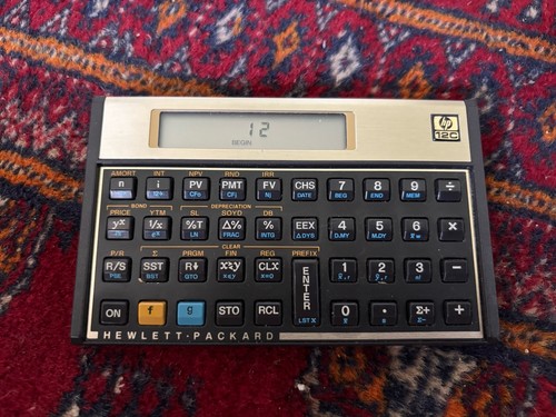 Vintage hewlett packard 12c - vintage,