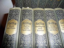 Komplette "Gesammelte Werke" von Karl May, Bände 1-78. Gekauft 1970-90er Jahre.