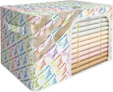 KANCAMPI 60L Baumwolle Aufbewahrungsbox, Kleiderschrank Organizer, Vakuumbeutel.