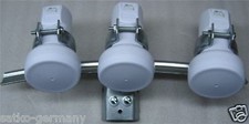 Multifeedhalter 3-Fach  + 3 Lnb +  DiSEqC 4x1