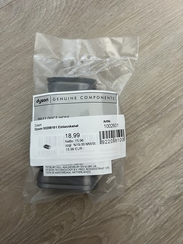 Dyson einlasschlauch 92208101 - einlasschlauch,