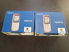 2x Nokia C1-01 Handy, Silber