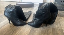 Damen Stiefel Schwarz Gr. 39