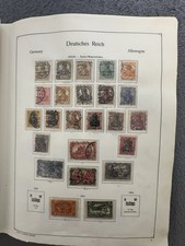 BRIEFMARKEN DEUTSCHES REICH GEBRAUCHT 1905/1916 DEUTSCHLAND LOT 24 VERSCHIEDENE