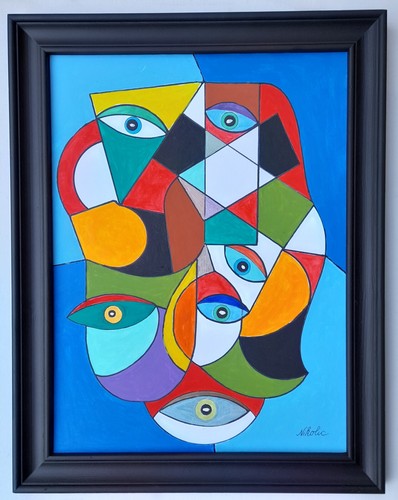 Moderne kunst novaarte - , acryl
