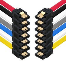 SATA Kabel HDD S-ATA III  10cm - 100cm  SATA-3 6 Gb/s serial ATA vergoldet