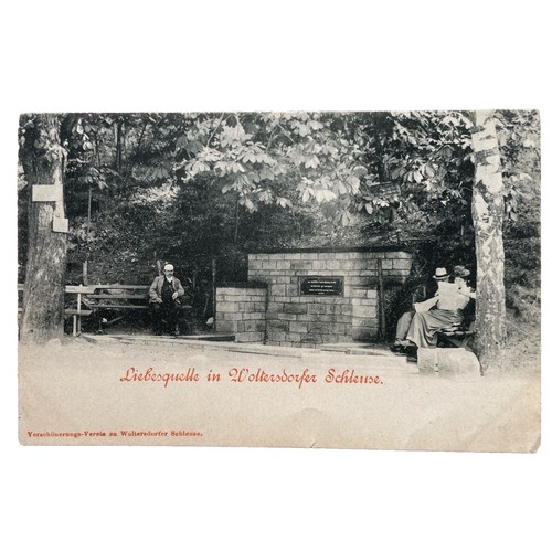 Postkarte woltersdorf - postkarte,