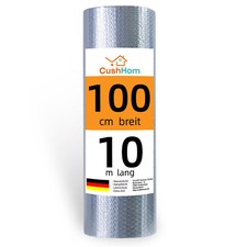Isolierfolie Dämmfolie 10m x 1m Flammhemmend/ Einzelne Blase Thermofolie Alu