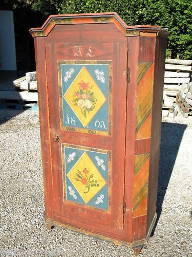 1863 orig bemalter biedermeier - 1863,