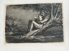 Der Wasserman A.Paul Weber Lithographie handsigniert