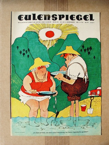 2eu7611 ddr satirezeitschrift - ddr,