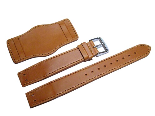 Uhrenband leder mit unterlage - leder,