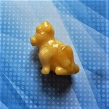 Bernstein Souvenir Bernsteinfigur Hund Schnitzerei  Naturbernstein butterscotch